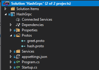 New Proto Hash Created